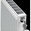 Henrad Compact All In paneelradiator 70x50cm type 22 981watt 4 aansluitingen Staal Wit Glans SW70631