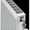 Henrad Compact all in panneau radiateur 40x110cm type 22 1370watt 4 connexions acier blanc brillant SW70488