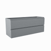 Mondiaz HAY wastafelonderkast - 120x40x50cm - 2 lades - uitsparing links en rechts - softclose - Plata SW1015885