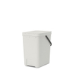 Brabantia Sort & Go Afvalemmer - 25 liter - hengsel - light grey SW1117374