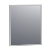 Miroir BRAUER Onyx - 60x70cm - rectangulaire - cadre en aluminium brossé SW353739