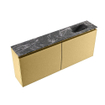 MONDIAZ TURE-DLUX Meuble WC 120cm Oro. Lavabo EDEN Lava position droite. Avec 1 trou de robinet. SW1103935