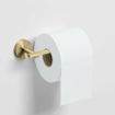 Clou Flat Toiletrolhouder L-vorm zonder klep goud geborst. PVD SW799398