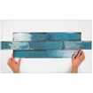 Terravito Dalmira wandtegel - 7.5x30cm - Rechthoek - 8.6mm - Alchimia Blue SW159345