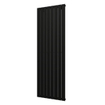 Plieger Cavallino Retto designradiator verticaal enkel middenaansluiting 1800x602mm 1205W mat zwart SW224471