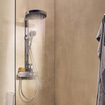 Hansgrohe Rainfinity showerpipe 360 1jet avec tablette de douche 350 chrome SW918118