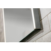 Miroir Plieger Lina Nero avec 2x éclairage LED vertical 60x80cm avec cadre noir SW225416