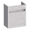 BRAUER Adore Wavy meuble de lavabo - 40x45x22cm - avec 1 porte sans poignée à ouverture à droite Forest Seashell SW1198489