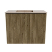 Mondiaz JOYA-DLUX 50cm meuble de toilette - couleur Dusk - Vasque FAYE position Gauche 1 trou de robinet couleur Saba. SW1426047