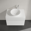 Villeroy & Boch Legato meuble sous-lavabo - 80x55cm - 2 tiroirs Blanc brillant SW479687