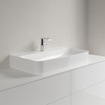 Villeroy & Boch Finion Lavabo - 800 x 470 x 165 mm - Blanc Alpin CeramicPlus - sans trop-plein - meulé SW106486