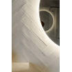 Terravito Pavero wandtegel - 7.5x30cm - 8.6mm - Rechthoek - Creme mat SW359853