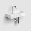 Clou Vale fonteinen keramiek fontein 38x19x7cm kraangat links Wit glanzend SW451452