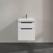 Villeroy & Boch Subway 2.0 meuble sous-lavabo - 53,7x59cm - 2 tiroirs Glossy white SW479997