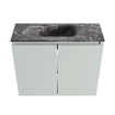 MONDIAZ TURE-DLUX Meuble toilette - 60cm - Greey - EDEN - vasque Lava - position centrale - 1 trou de robinet SW1103802