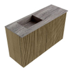 Mondiaz JOYA-DLUX Meuble de toilette 70cm - couleur Dusk - Lavabo FAYE position Gauche Sans trou de robinet couleur Oza SW1425973