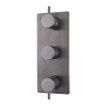 Wiesbaden Caral afbouwdeel inbouwthermostaat 3 weg gunmetal SW647700