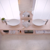 Ideavit Solidthin vasque à poser 50x33x14.5cm ovale 0 trou(s) de robinet 1 cuve Solid surface blanc SW440811