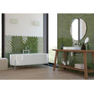 Terravito Dalmira carreau mural - 7,5x30cm - 8,6mm - Rectangulaire - Vert brillant SW159349