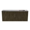 Mondiaz JOYA-DLUX 100cm toiletmeubel - kleur Shadow - Wastafel FAYE positie Rechts Zonder kraangat kleur Sombra. SW1425212