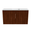 Mondiaz JOYA 70cm meuble de salle de bains - couleur Ruby - Vasque FAYE position Milieu 1 trou de robinet couleur Talc. SW1421738