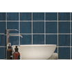 SAMPLE Terravito Viondo wandtegel - 13x13cm - 10mm - Vierkant - Marine blauw Glans SW735962