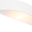 QAZQA Caz Wandlamp - 1 lamp - 36cm - IP44 - Wit SW1450880