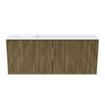 Mondiaz JOYA 100cm toiletmeubel - kleur Dusk - Wastafel FAYE positie Links 1 kraangat kleur Talc. SW1421592