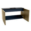 Mondiaz JOYA 80cm meuble de toilette - couleur Dusk - Vasque FAYE position Milieu Sans trou de robinet couleur Urban. SW1421648