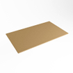 Mondiaz TOP 23 Plan sous vasque - 70x23.5x0.9cm - compatible comme plan de meuble - solid surface - Oro SW1020007