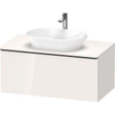 Duravit D-neo Meuble sous vasque 100x55x45.9cm 1 tiroir Blanc haute brillance SW641114