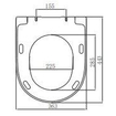 Villeroy & Boch O.novo abattant de WC - SlimSeat avec QR et SC white SW1387328