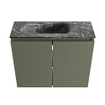 MONDIAZ TURE-DLUX Meuble toilette - 60cm - Army - EDEN - vasque Lava - position centrale - 1 trou de robinet SW1103681