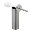 Geesa Nemox Brosse de toilette - montage mural - tête de brosse blanche - inox brossé 0653456