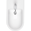 Robinet baignoire sur pied Hansgrohe Vivenis avec ensemble de douchette blanc mat SW640380