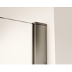 FortiFura Galeria inloopdouche - 180x200cm - mat glas - wandarm - gunmetal SW876850