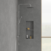 Villeroy & Boch Verve Showers Système de douche à trois fonctions pour montage mural - chrome SW974381
