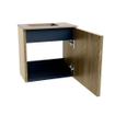 Mondiaz JOYA-DLUX Meuble de toilette 40cm - couleur Dusk - Lavabo FAYE position Gauche Sans trou de robinet couleur Arena SW1425723