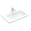 Villeroy & Boch Venticello Lavabo pour meuble 80x50cm avec 1 trou pour robinetterie (et 2 trous perçables) avec trop plein ceramic+ blanc 1025139