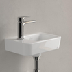 Villeroy & Boch O.novo lave-mains 36x25cm - 1 trou de robinet à gauche sans trop-plein blanc SW448501