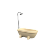 Gardentub Baignoire îlot (extérieur) - 194x94x66cm - synthétique - compatible à l'extérieur - sand dune mat (beige) SW1017089