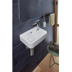 Villeroy & Boch O.novo Lave-main WC 36x14.5x13.5cm 1 trou de robinet droite avec trop-plein Ceramic+ Blanc Alpin SW448504