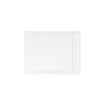 Xenz Easy Tray douchevloer - 100x80x5cm - acryl - zonder gootcover - wit SW379197