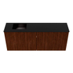 Mondiaz JOYA 100cm meuble de toilette - couleur Ruby - Vasque FAYE position Gauche Sans trou de robinet couleur Urban SW1421806