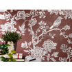 Ceralto Spectra Bande décorative - 60x120cm - 10.0mm - rectifié - Floral bordeaux SW704696