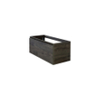 HR badmeubelen Matrix Meuble sous-lavabo - 100x44.8x40cm - 1 tiroir - sans poignée avec profil de prise - espresso SW530209