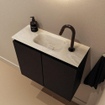 MONDIAZ TURE-DLUX Meuble toilette - 60cm - Urban - EDEN - vasque Ostra - position centrale - 1 trou de robinet SW1104658