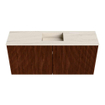 Mondiaz JOYA-DLUX 90cm toiletmeubel - kleur Ruby - Wastafel FAYE positie Midden Zonder kraangat kleur Meli. SW1425356