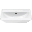 Duravit d-neo lavabo 55x44x16.5cm 1 trou pour robinetterie rectangle céramique blanc SW640459