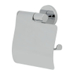 Tiger Noon Porte-rouleau de papier toilette - avec abattant - chrome SW296147